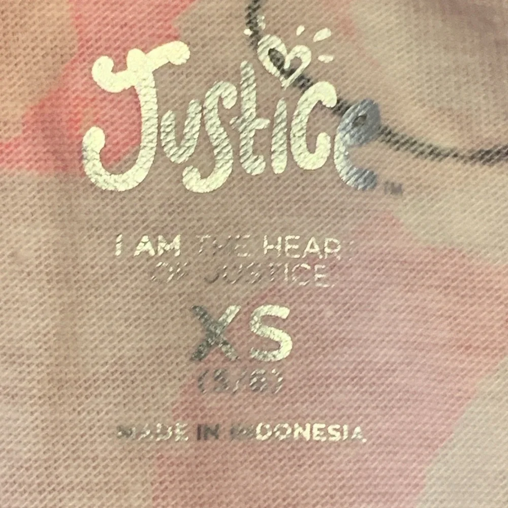 Justice Girls Pink Floral Tank Top